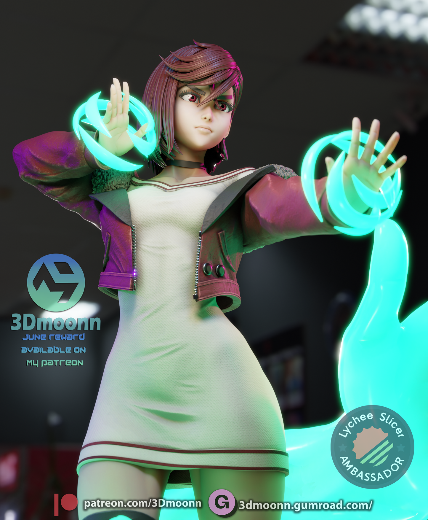 Psychic Adept Figure by 3DMOONN *unpainted kit*