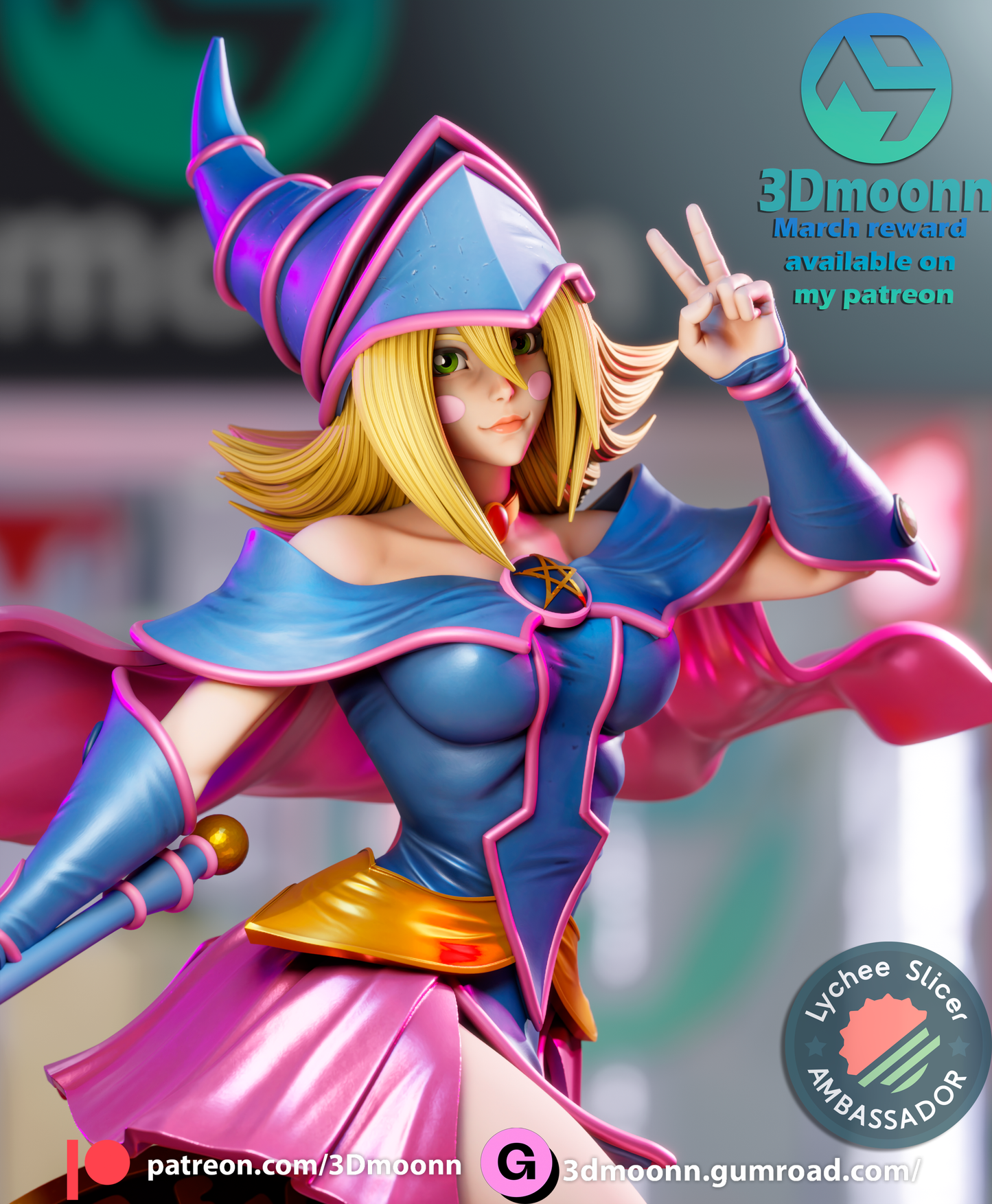 Magician Figure by 3DMOONN *unpainted kit*