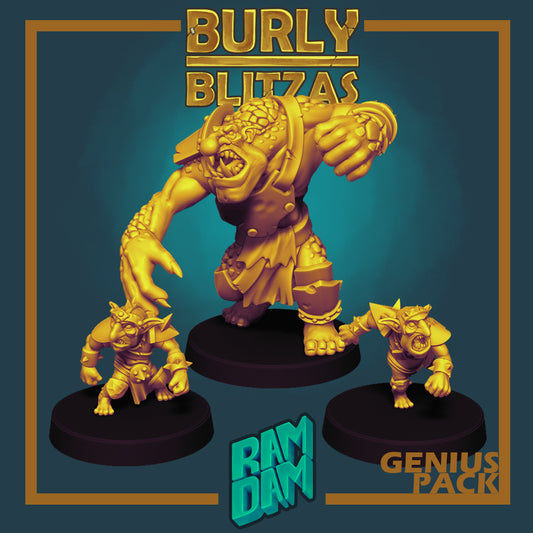 Burly Blitzas - Fantasy Football Team complete with Star Player - By RamDam