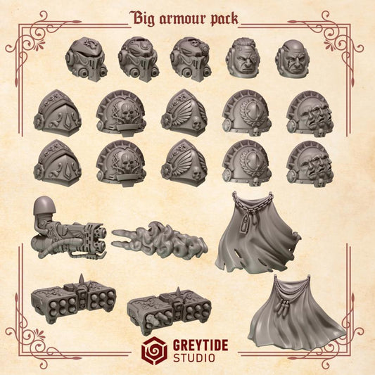 Crimson Lords big armour set - Greytide Studios