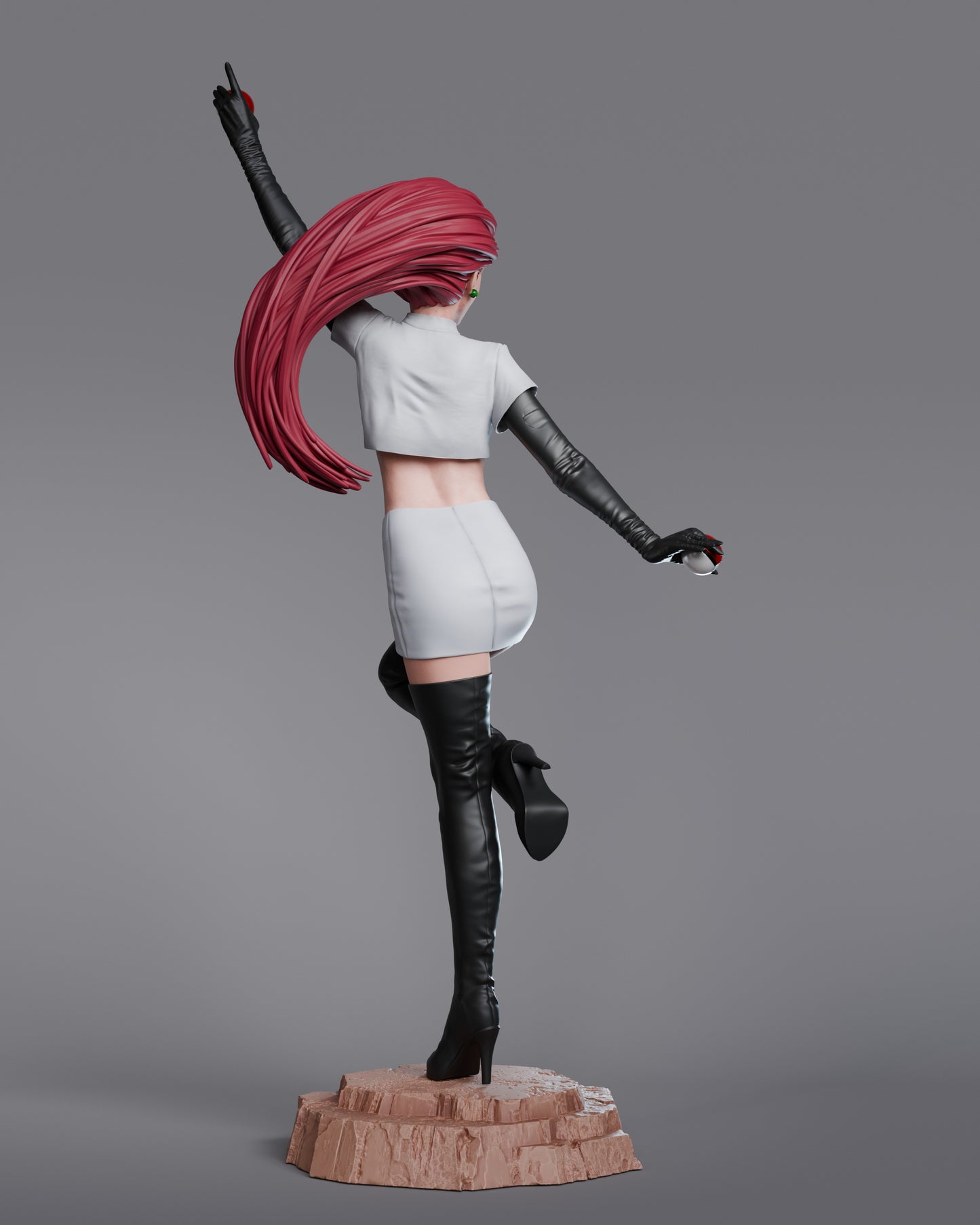 Jessie 3d printed Statue by LT3D/Davi for Abe3d *unpainted*