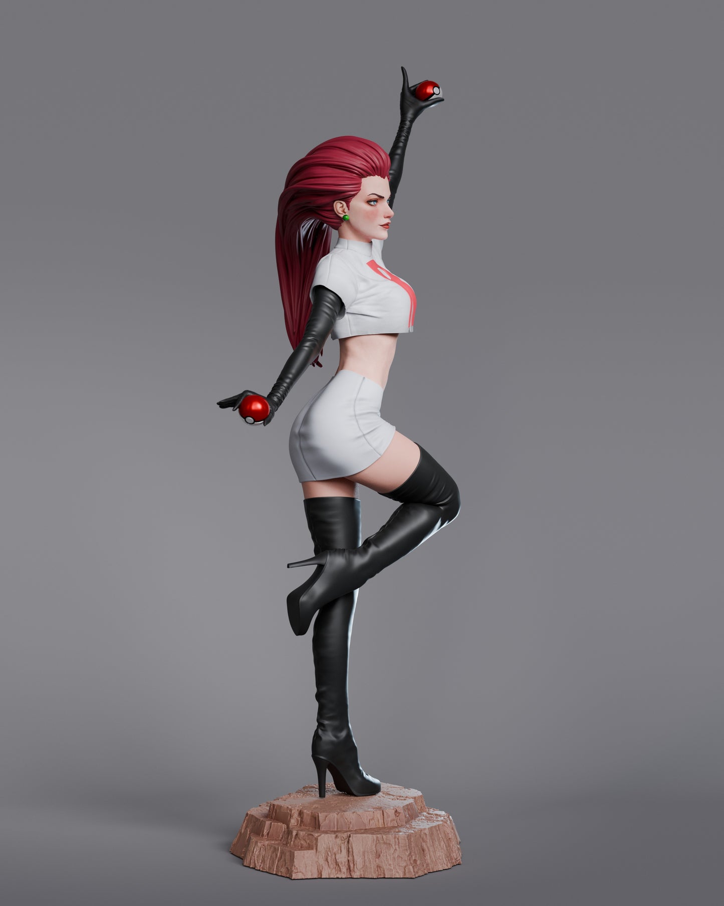 Jessie 3d printed Statue by LT3D/Davi for Abe3d *unpainted*