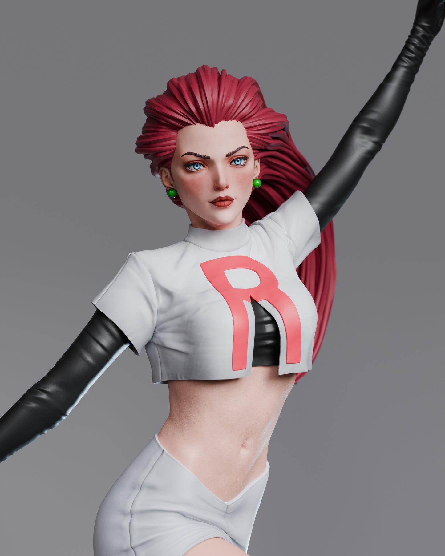 Jessie 3d printed Statue by LT3D/Davi for Abe3d *unpainted*