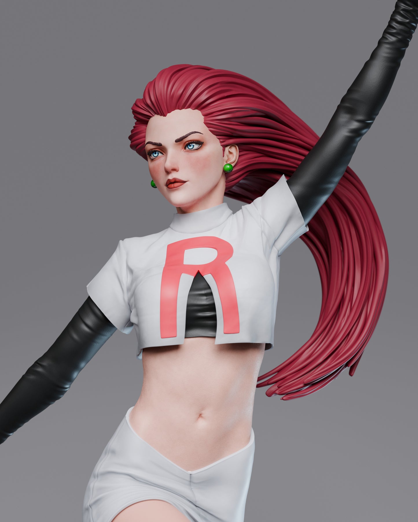 Jessie 3d printed Statue by LT3D/Davi for Abe3d *unpainted*