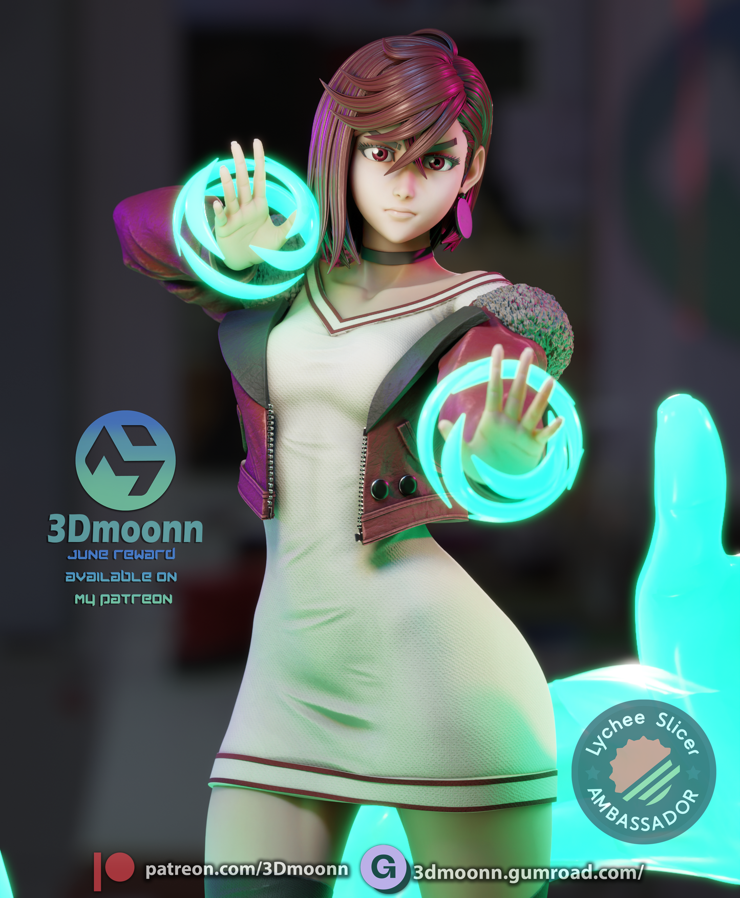 Psychic Adept Figure by 3DMOONN *unpainted kit*