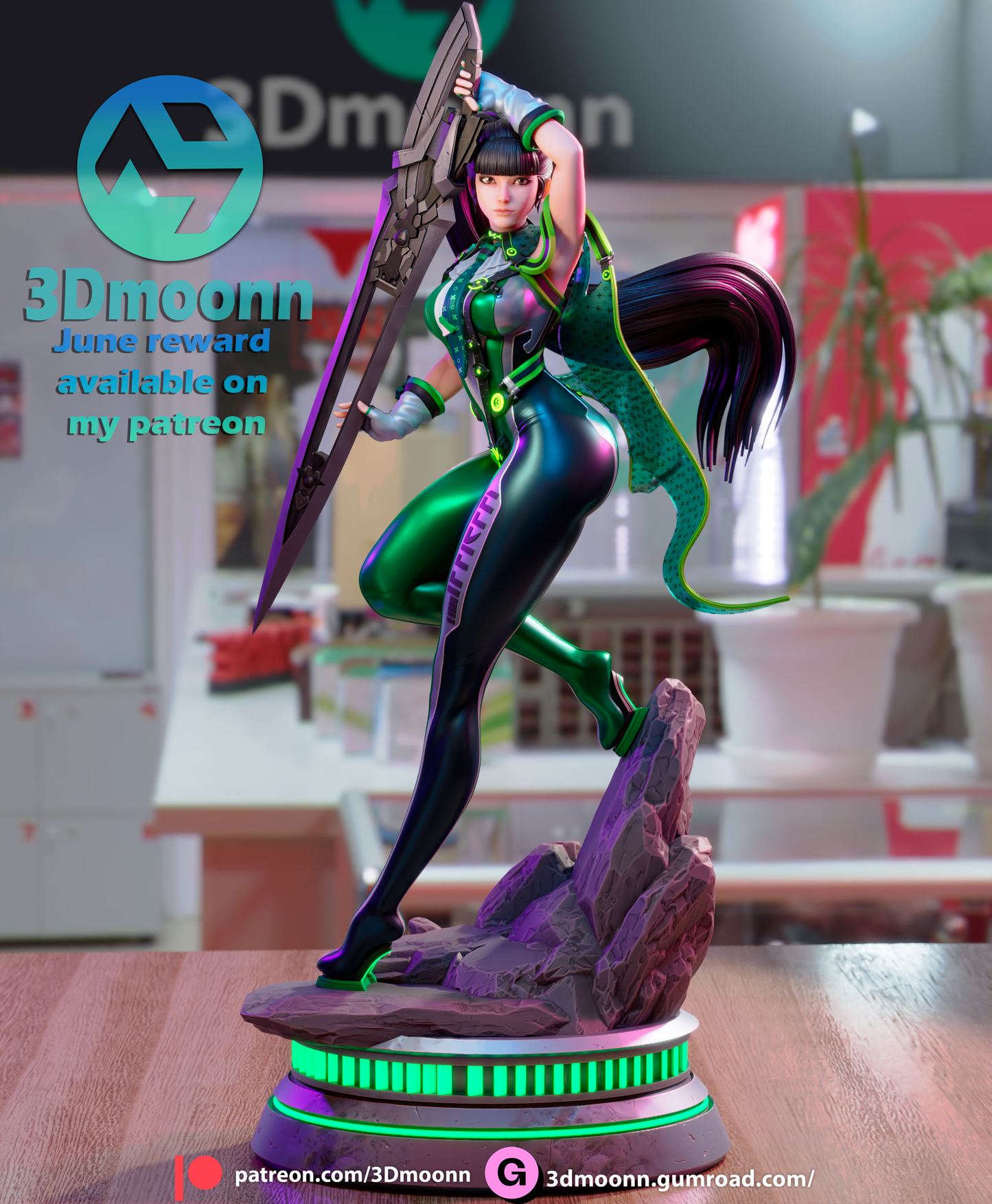 Eve Figure by 3DMOONN *unpainted kit*