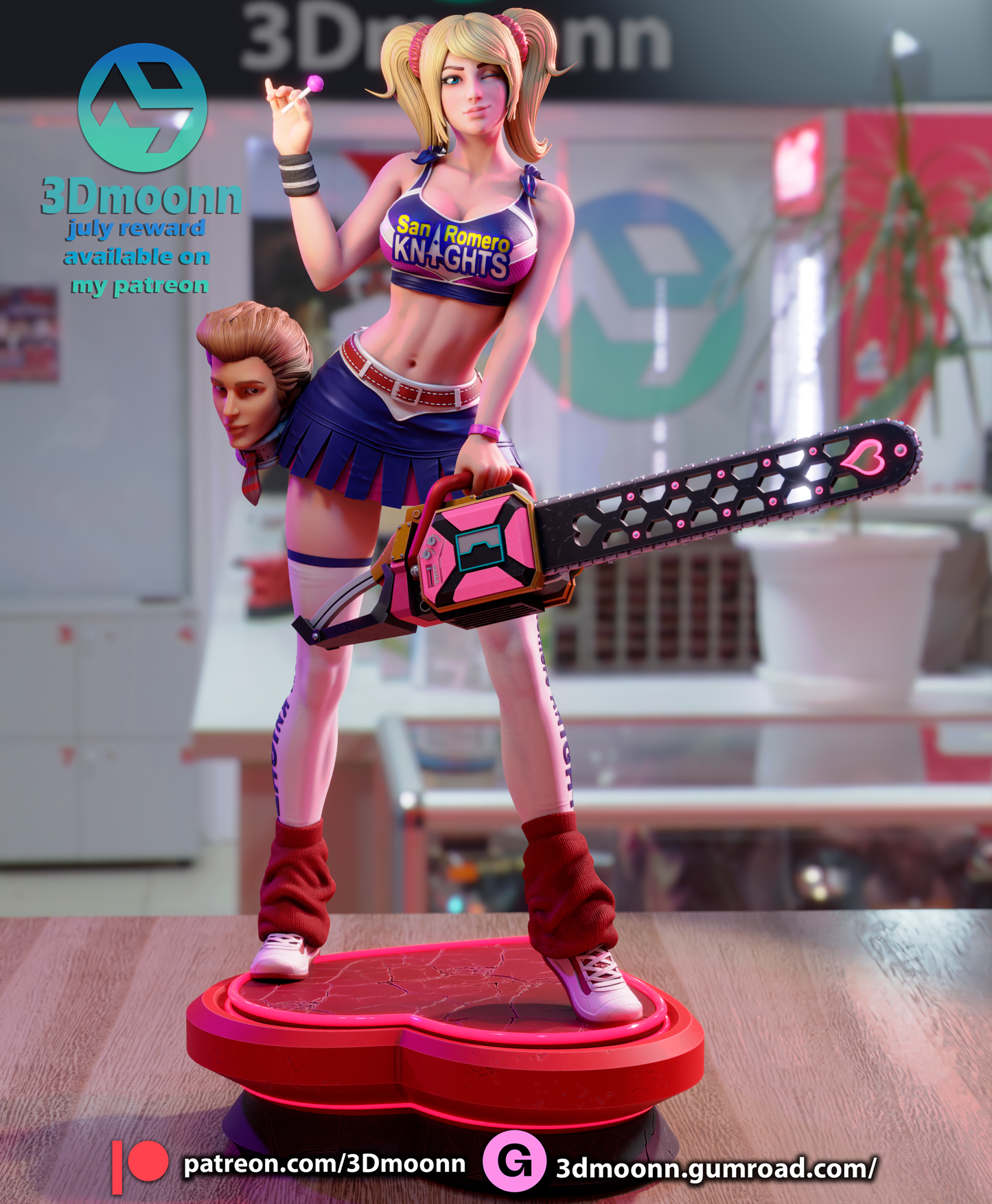 Zombie hunter Figure by 3DMOONN *unpainted kit* (Copy)