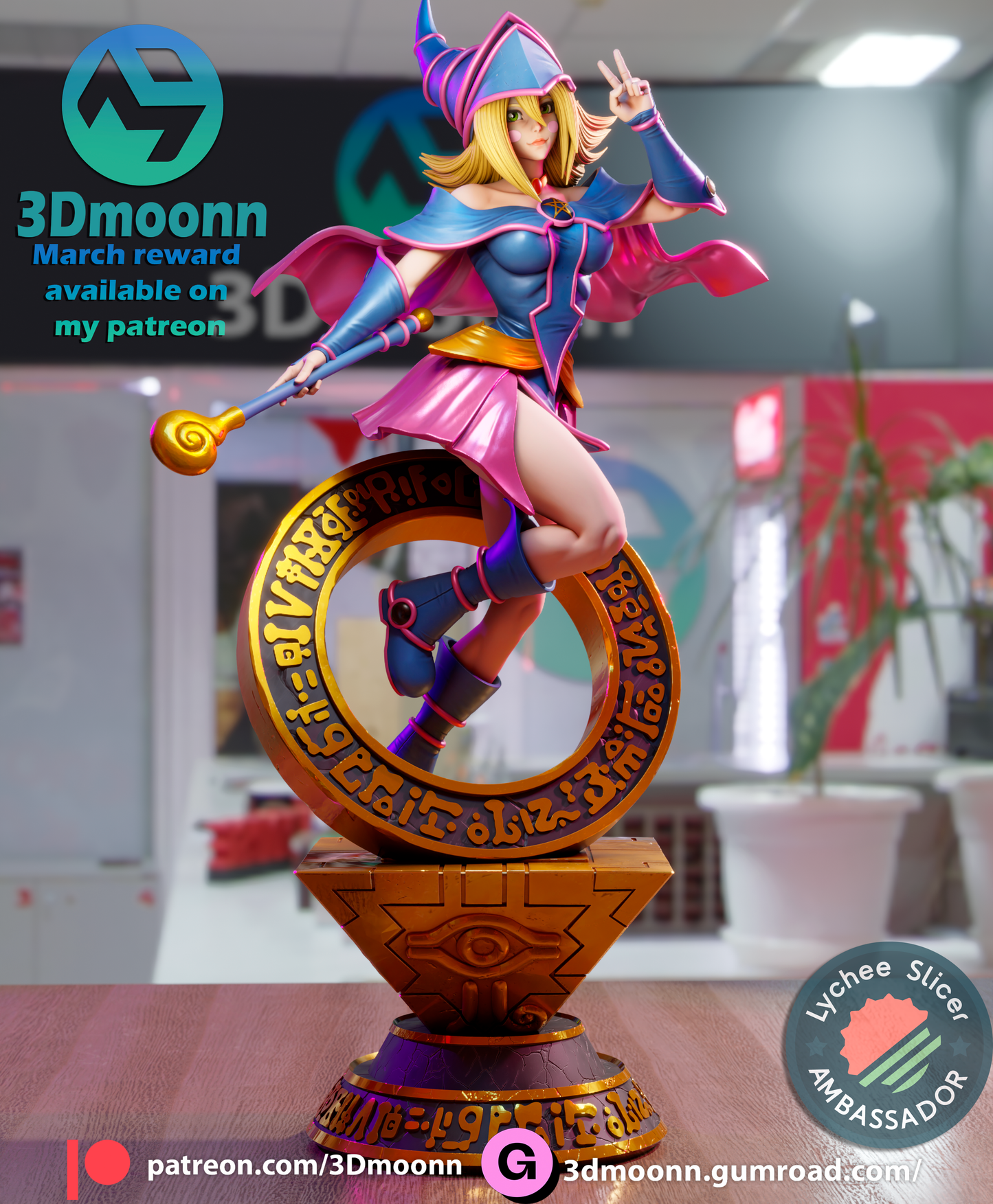 Magician Figure by 3DMOONN *unpainted kit*