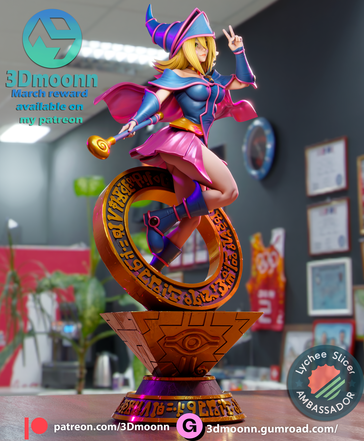 Magician Figure by 3DMOONN *unpainted kit*