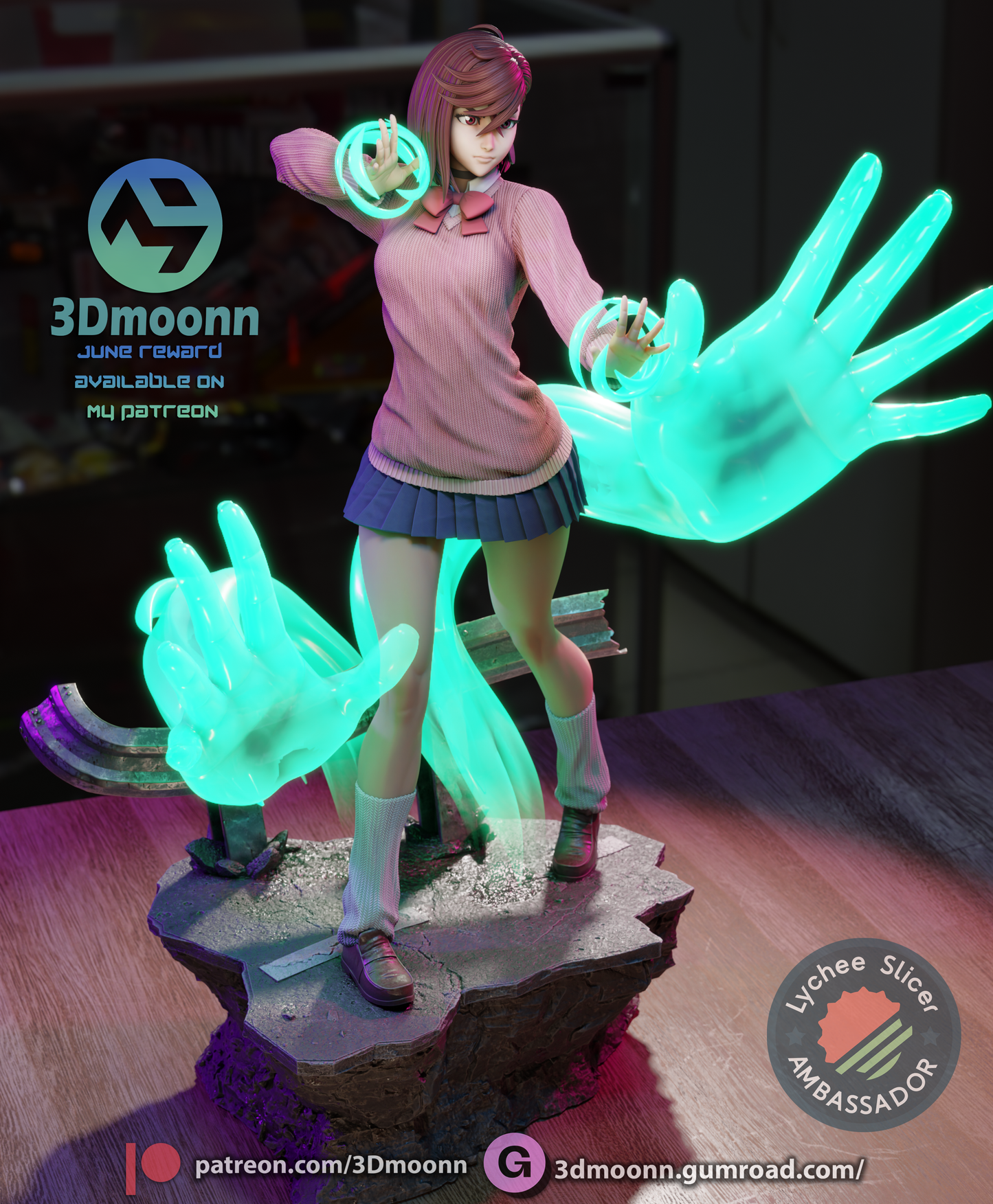 Psychic Adept Figure by 3DMOONN *unpainted kit*