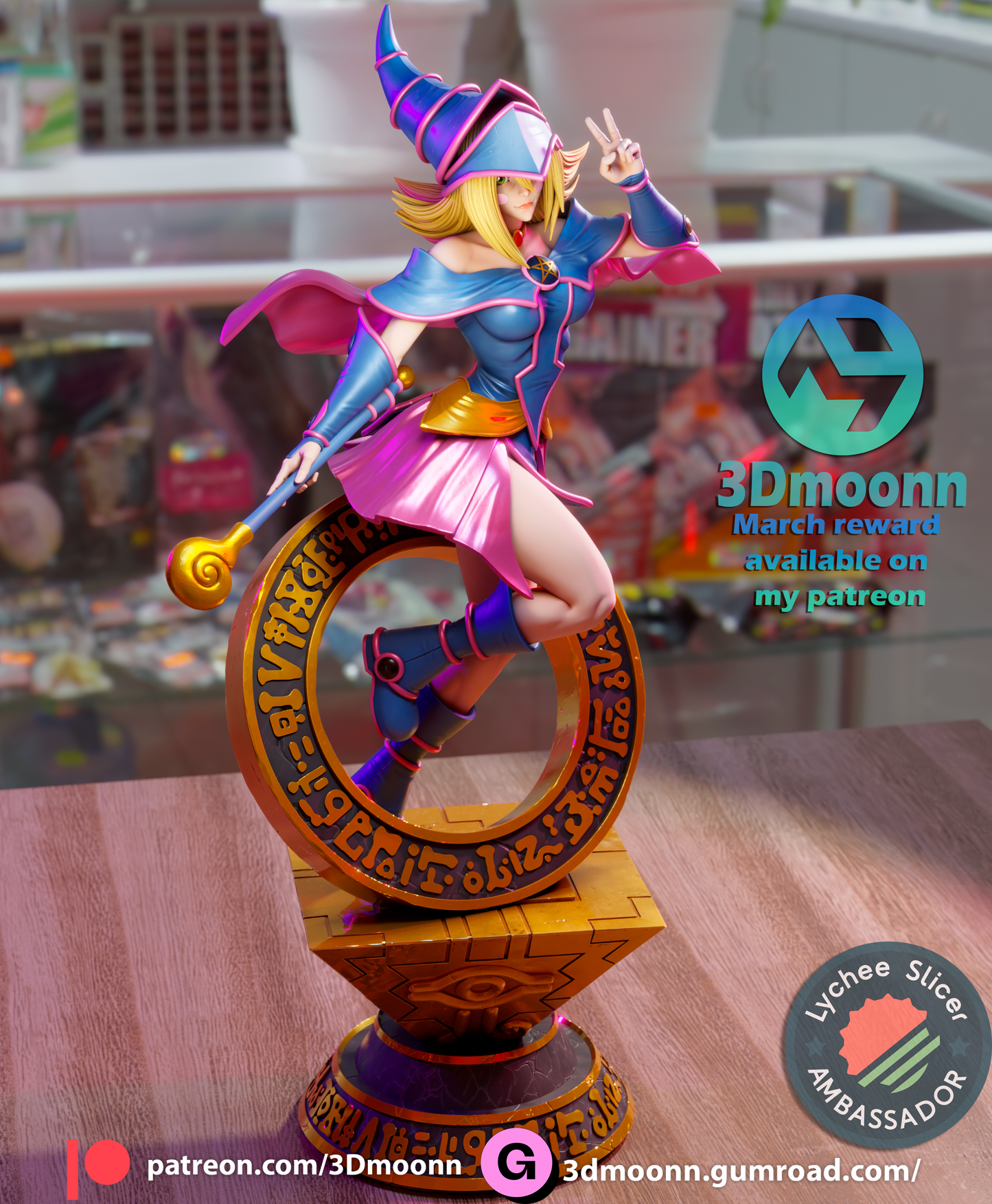 Magician Figure by 3DMOONN *unpainted kit*