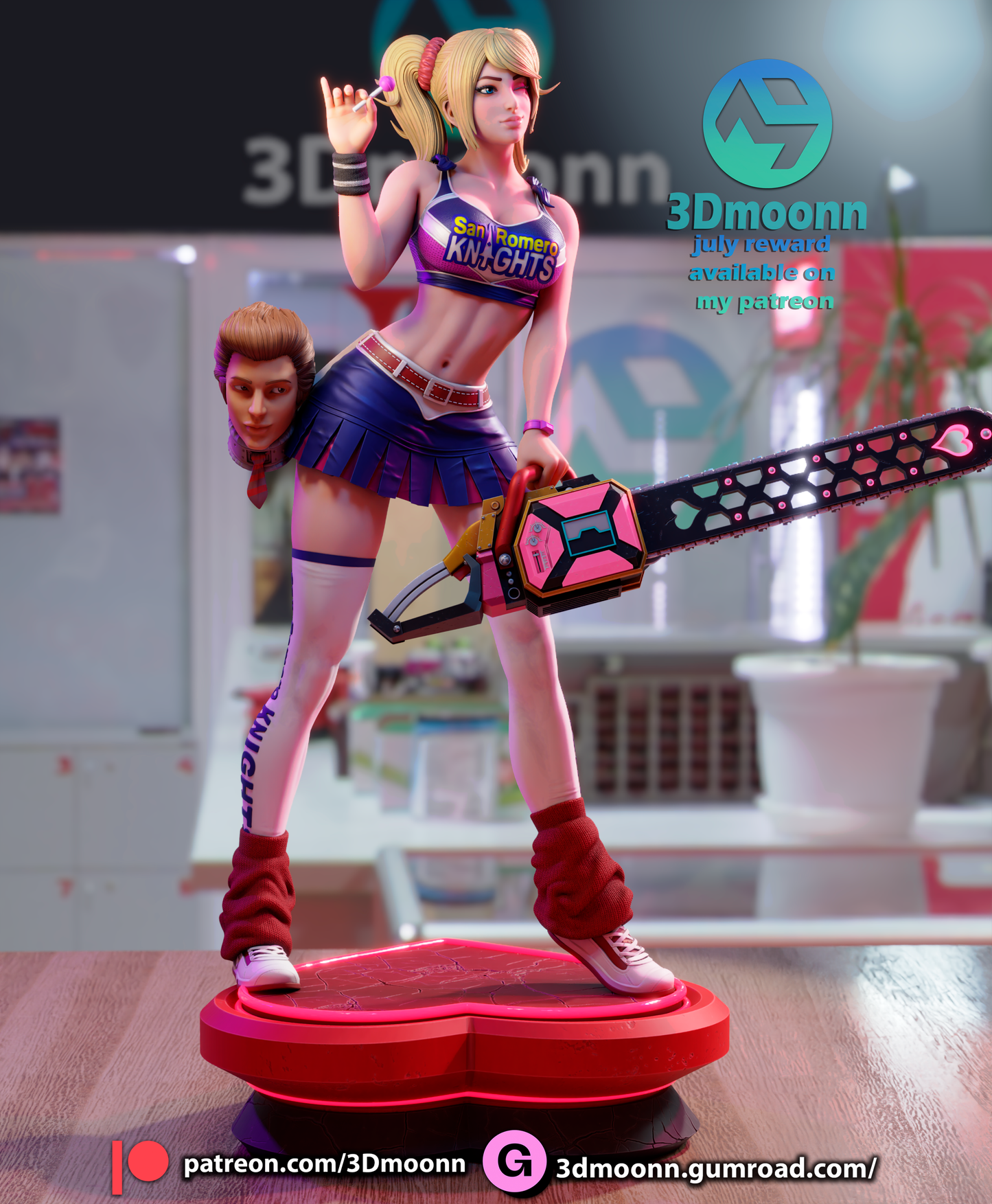 Zombie hunter Figure by 3DMOONN *unpainted kit* (Copy)