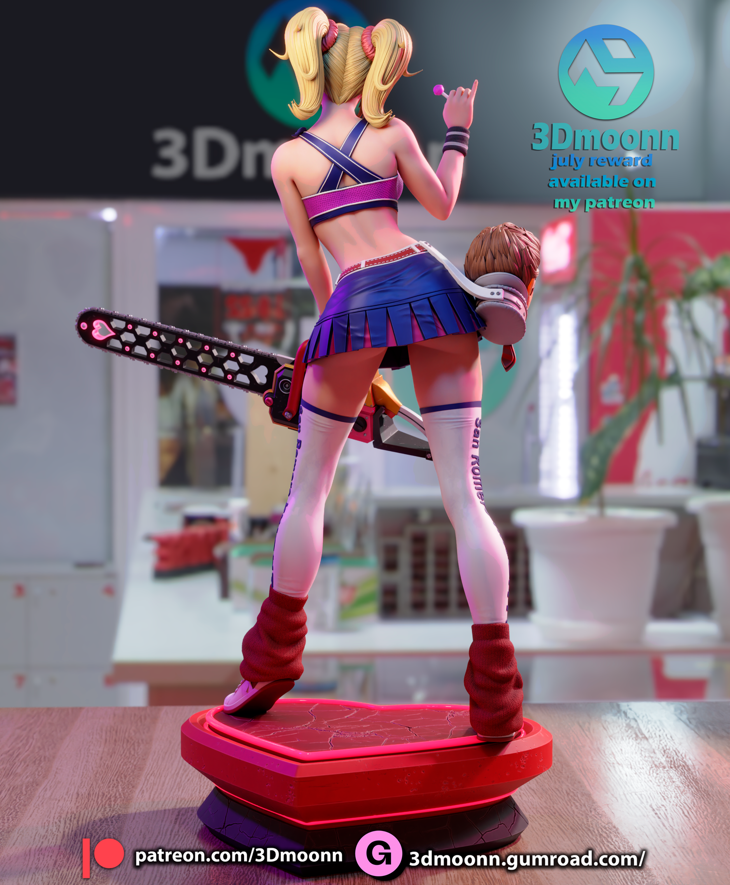 Zombie hunter Figure by 3DMOONN *unpainted kit* (Copy)