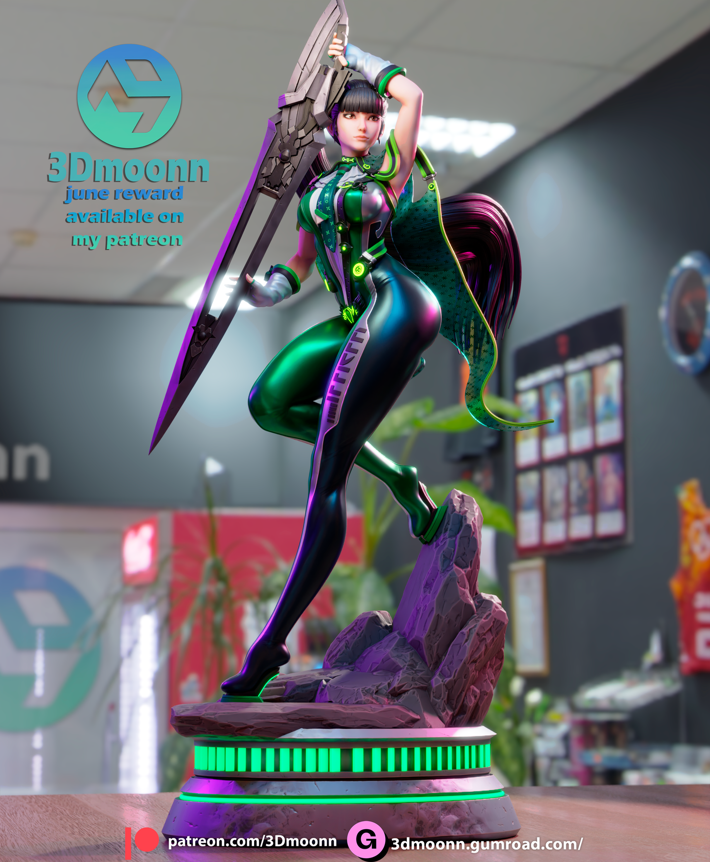 Eve Figure by 3DMOONN *unpainted kit*