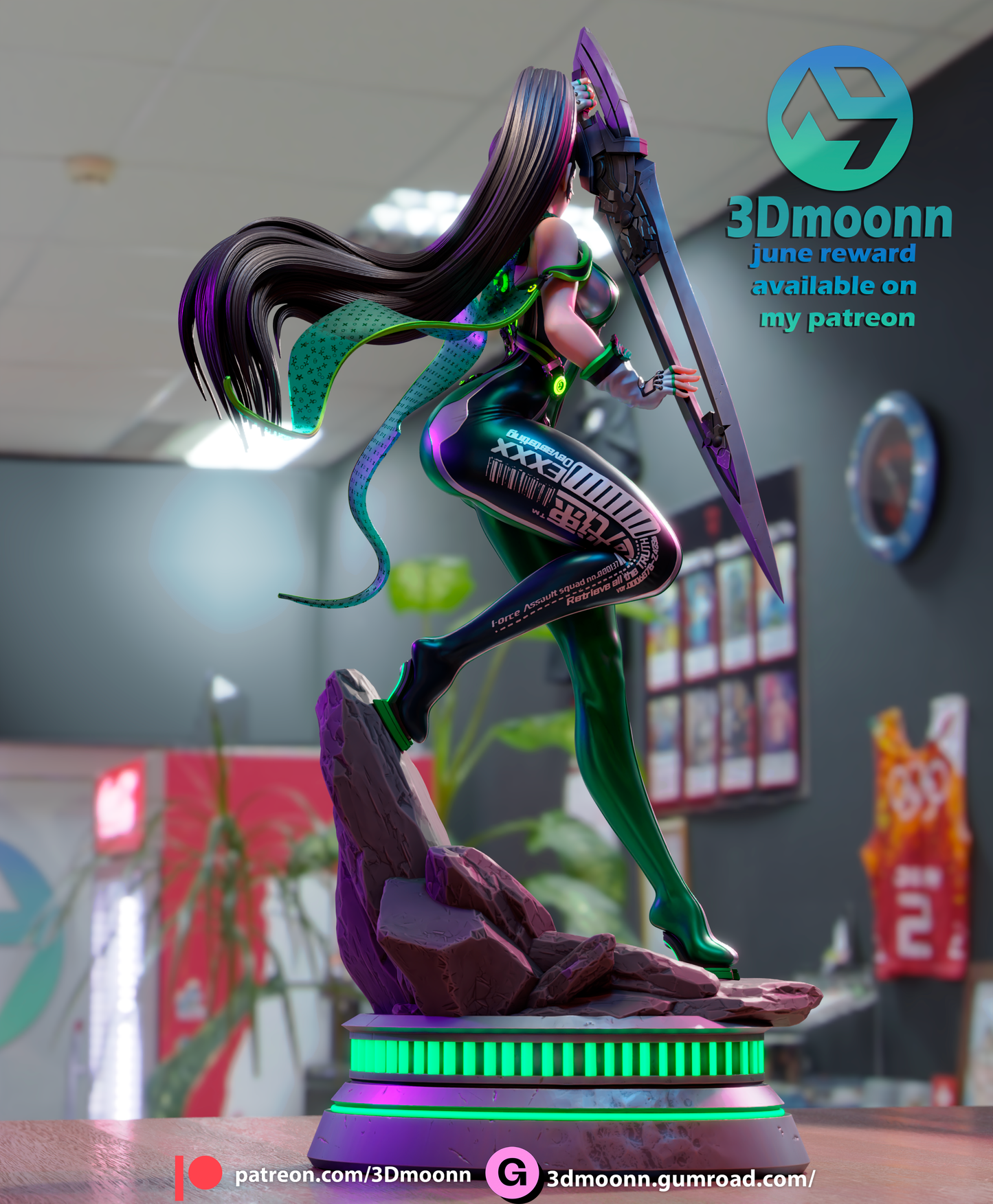 Eve Figure by 3DMOONN *unpainted kit*