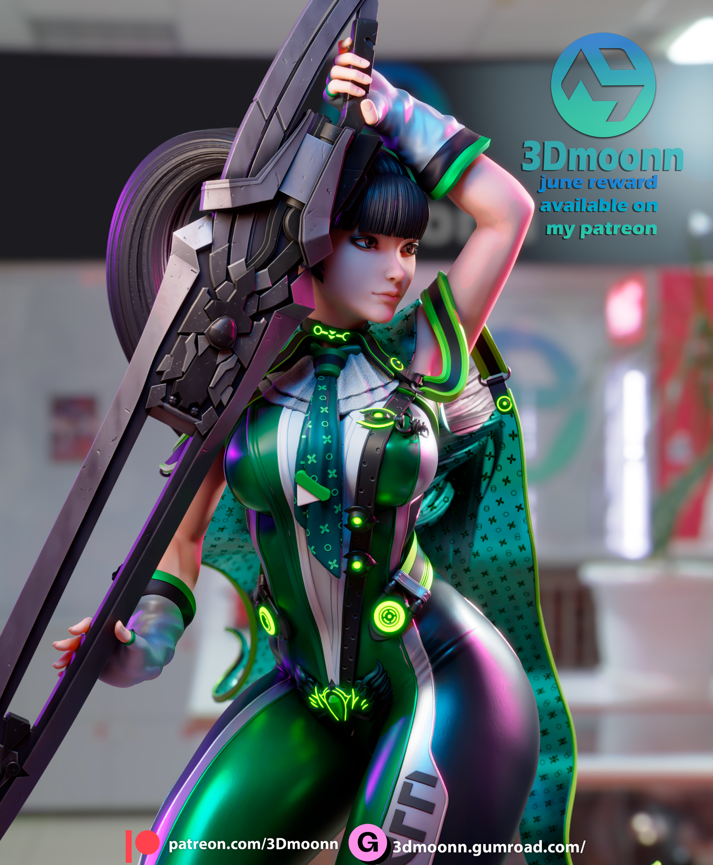 Eve Figure by 3DMOONN *unpainted kit*