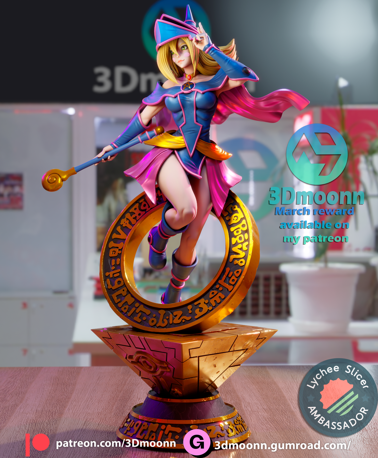 Magician Figure by 3DMOONN *unpainted kit*
