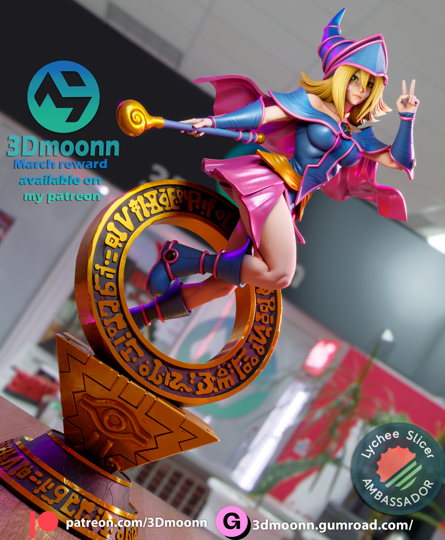 Magician Figure by 3DMOONN *unpainted kit*