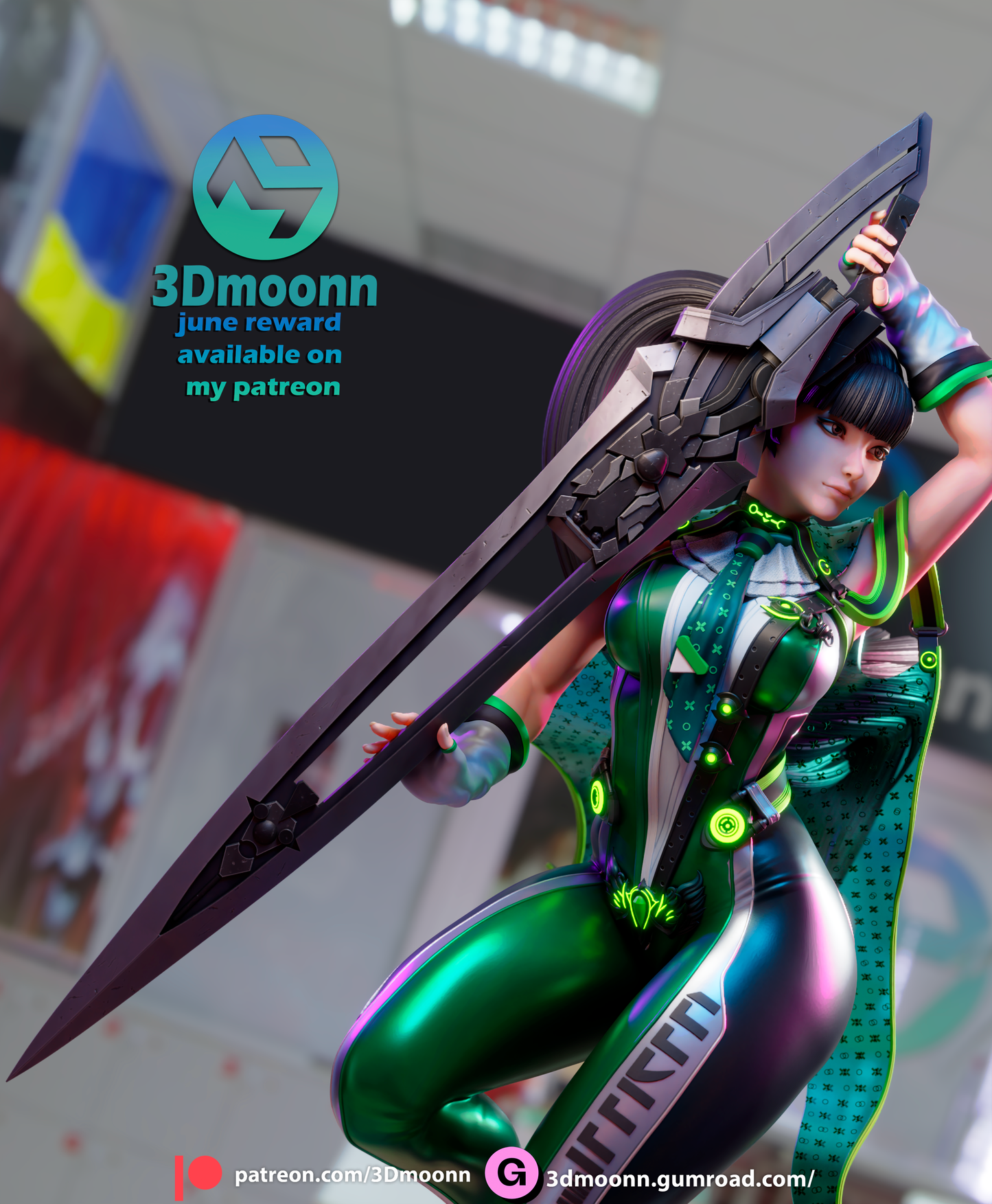 Eve Figure by 3DMOONN *unpainted kit*