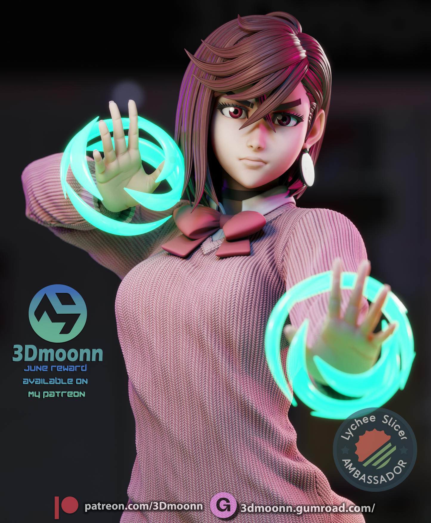 Psychic Adept Figure by 3DMOONN *unpainted kit*