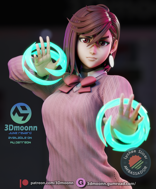 Psychic Adept Figure by 3DMOONN *unpainted kit*