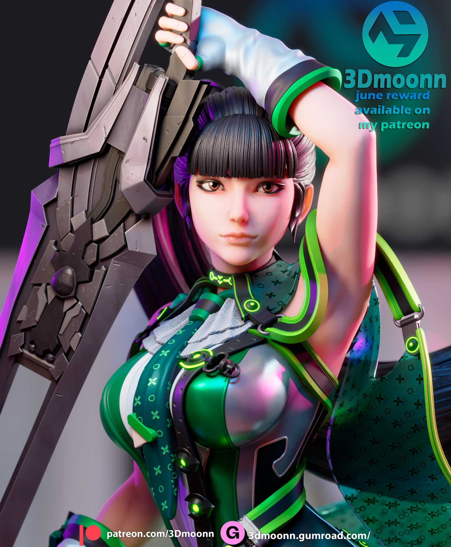 Eve Figure by 3DMOONN *unpainted kit*