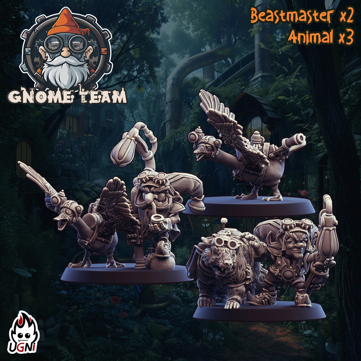 Full Gnome Team fantasy Football Team - by Ugni