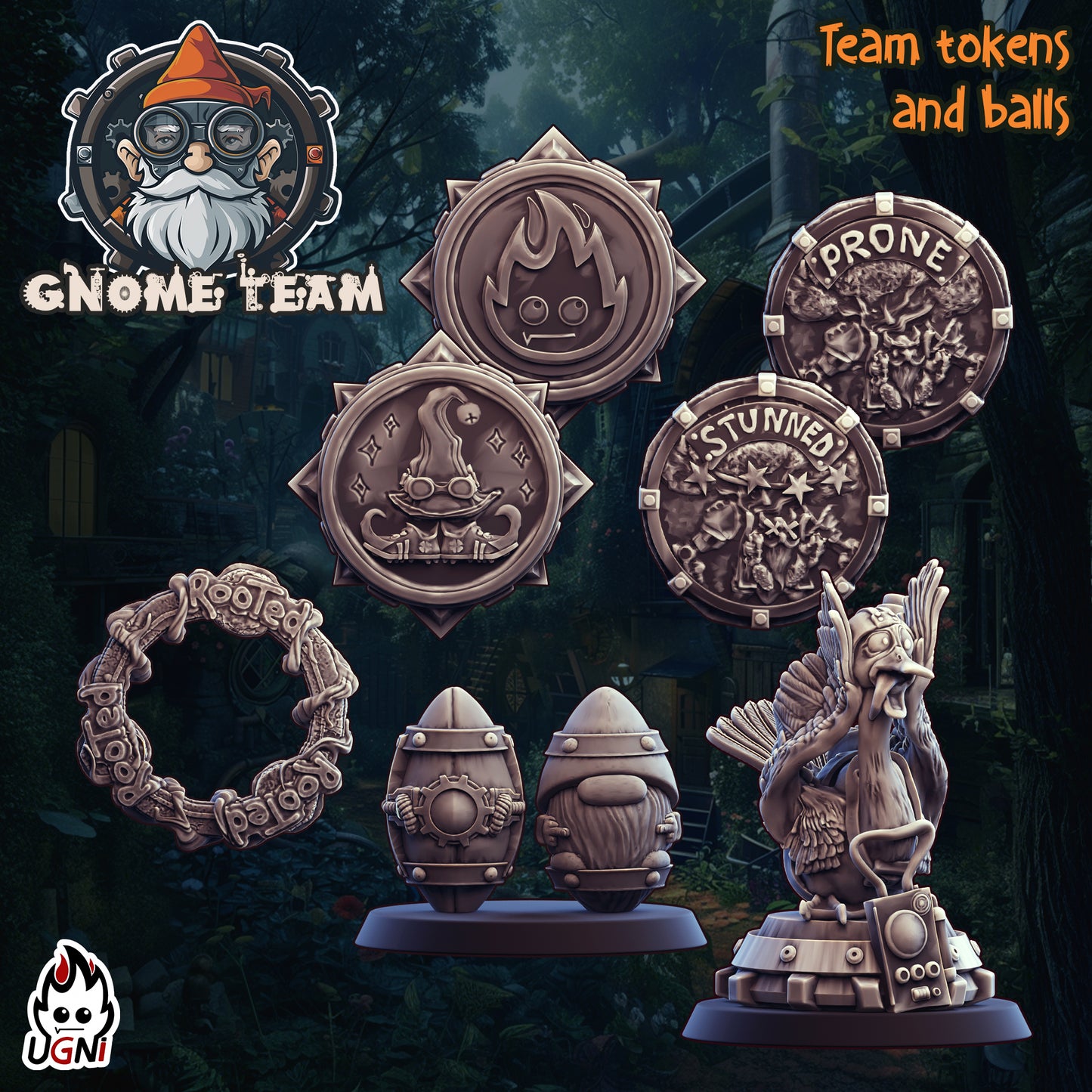 Full Gnome Team fantasy Football Team - by Ugni