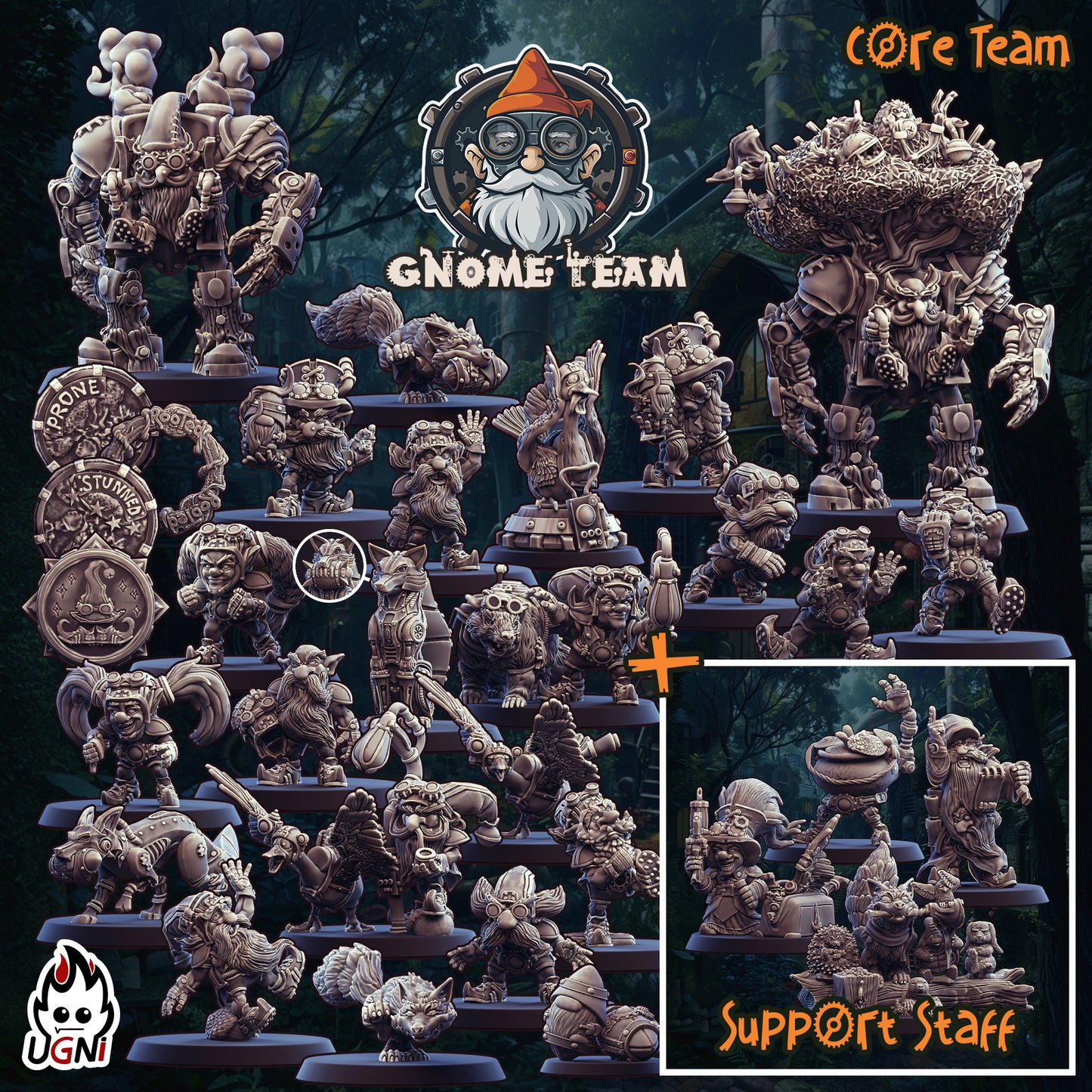 Full Gnome Team fantasy Football Team - by Ugni