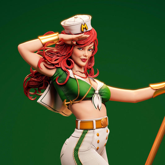 Ocean Queen Bombshell 3d printed Statue by DePaula for Abe3d *unpainted*
