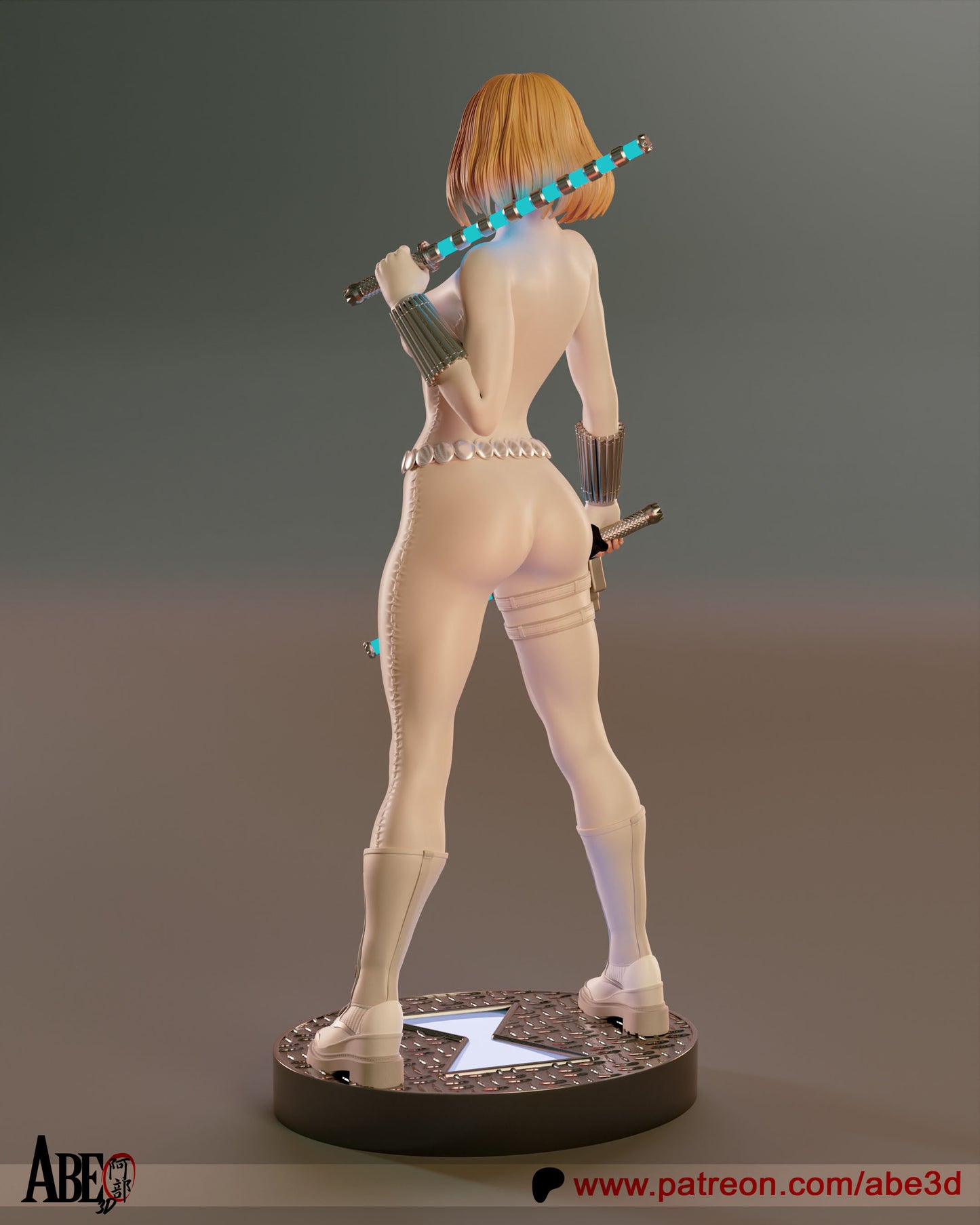 Cold war Spy 3d printed Statue by Abe3d *unpainted*