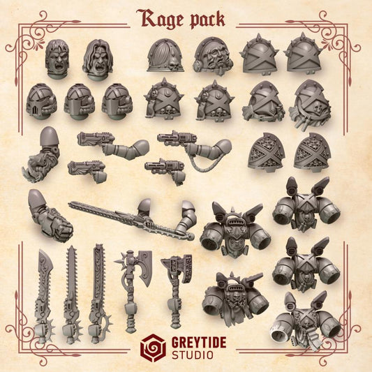 Crimson Lords Rage set - Greytide Studios