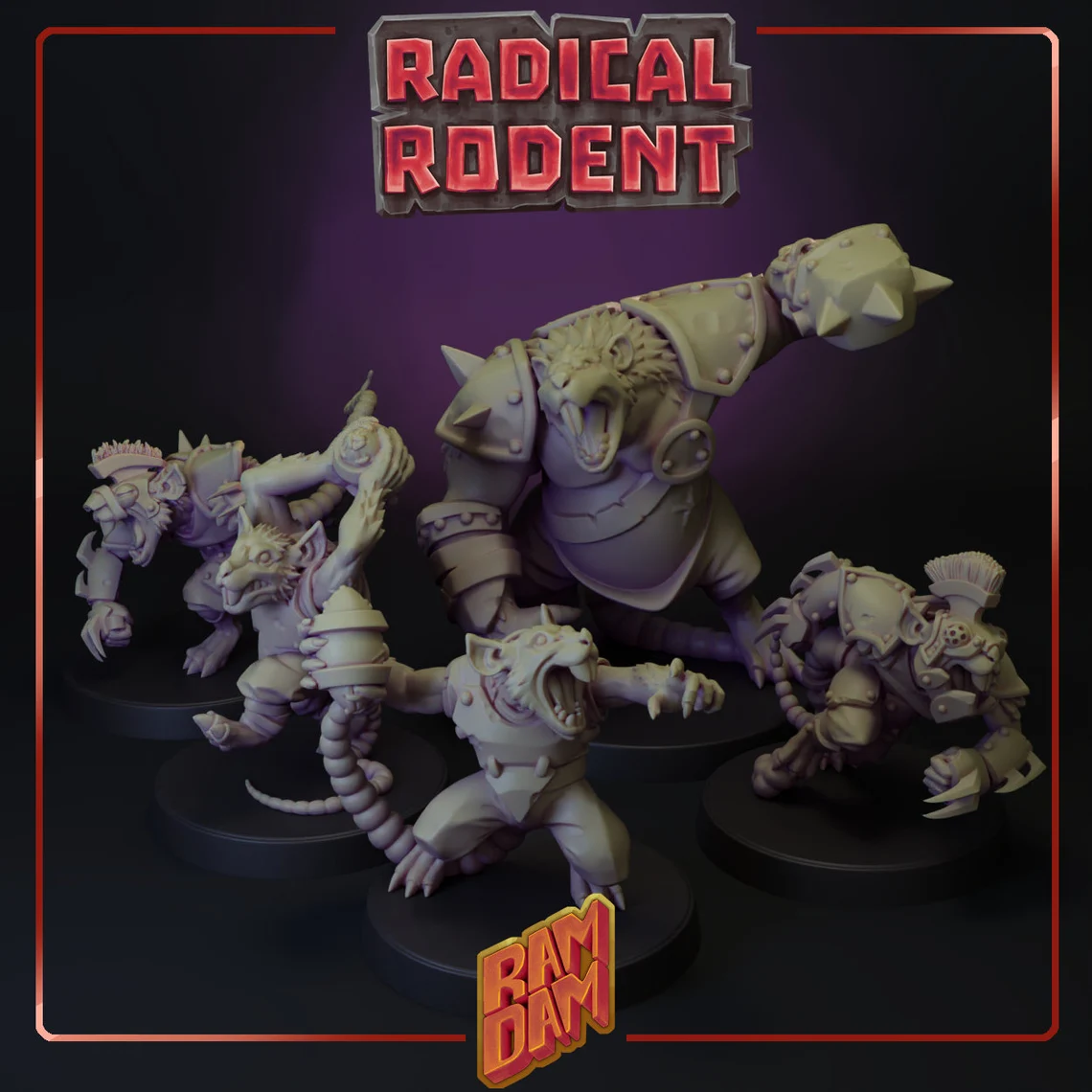 Radical Rodents Ratmen Fantasy Football Team - by Ramdam