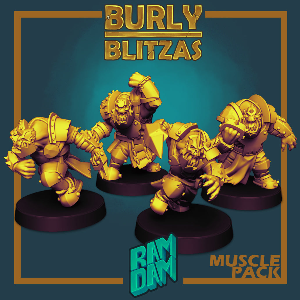Burly Blitzas - orc fantasy football team expansion pack