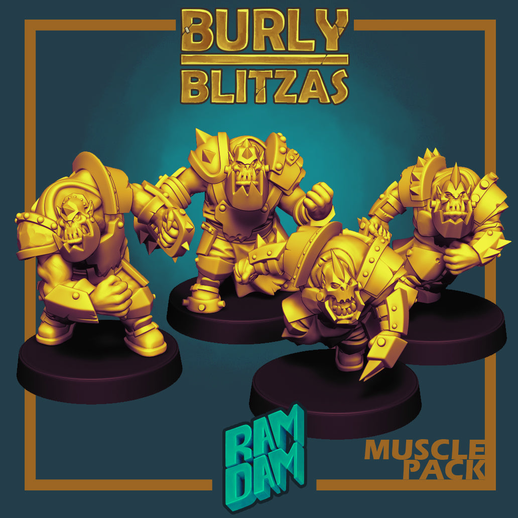 Burly Blitzas - Fantasy Football Team complete with Star Player - By RamDam