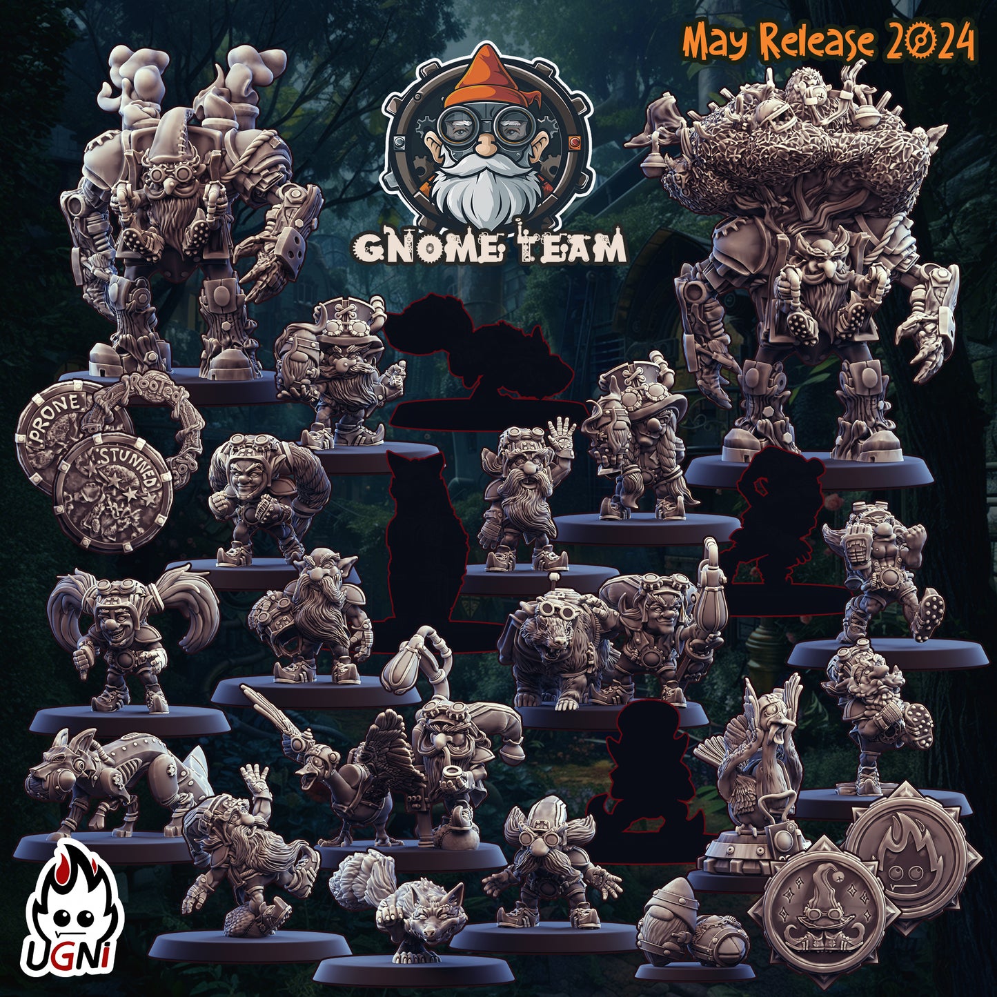 Full Gnome Team fantasy Football Team - by Ugni