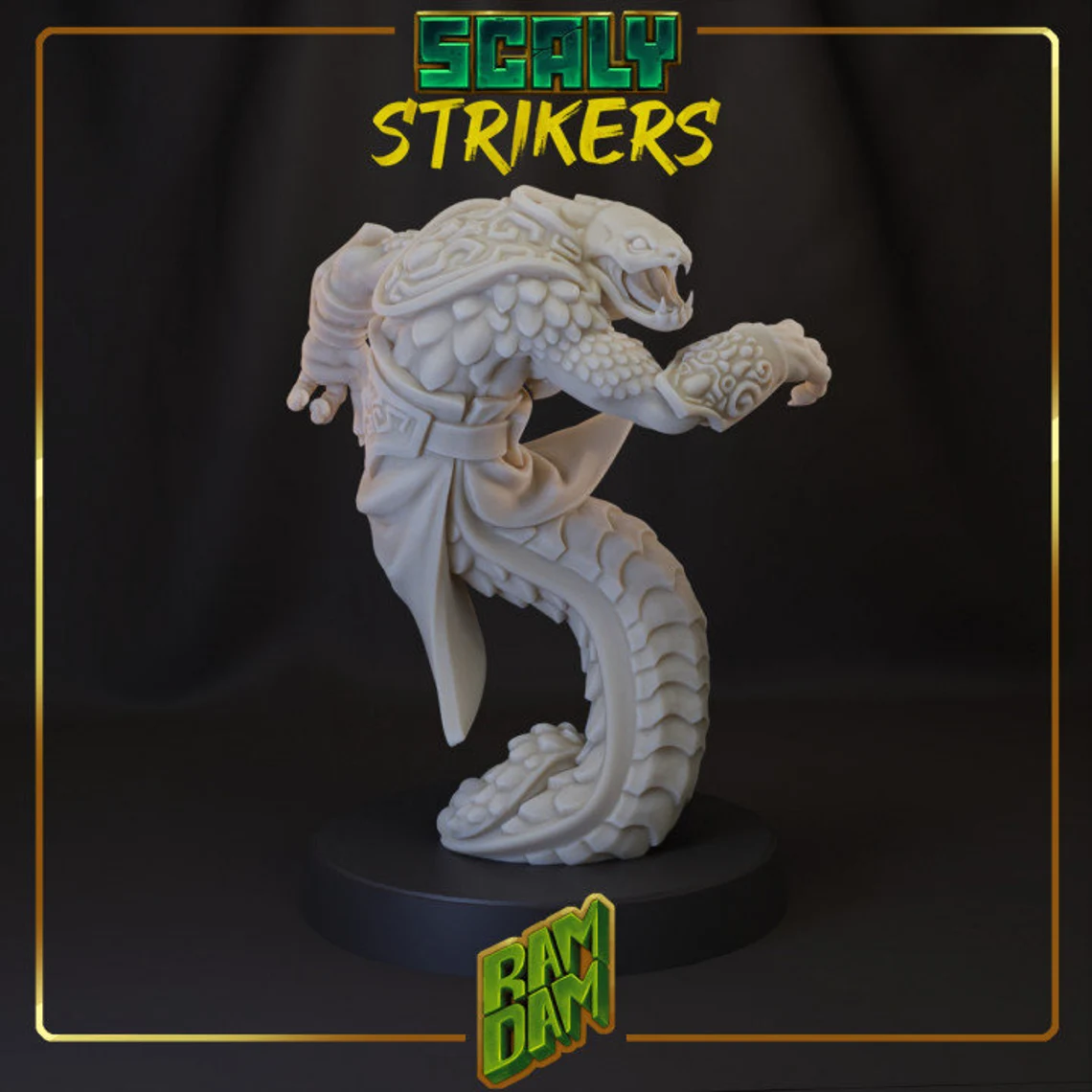 Scaly Strikers Lizardman fantasy Football Team - by Ramdam