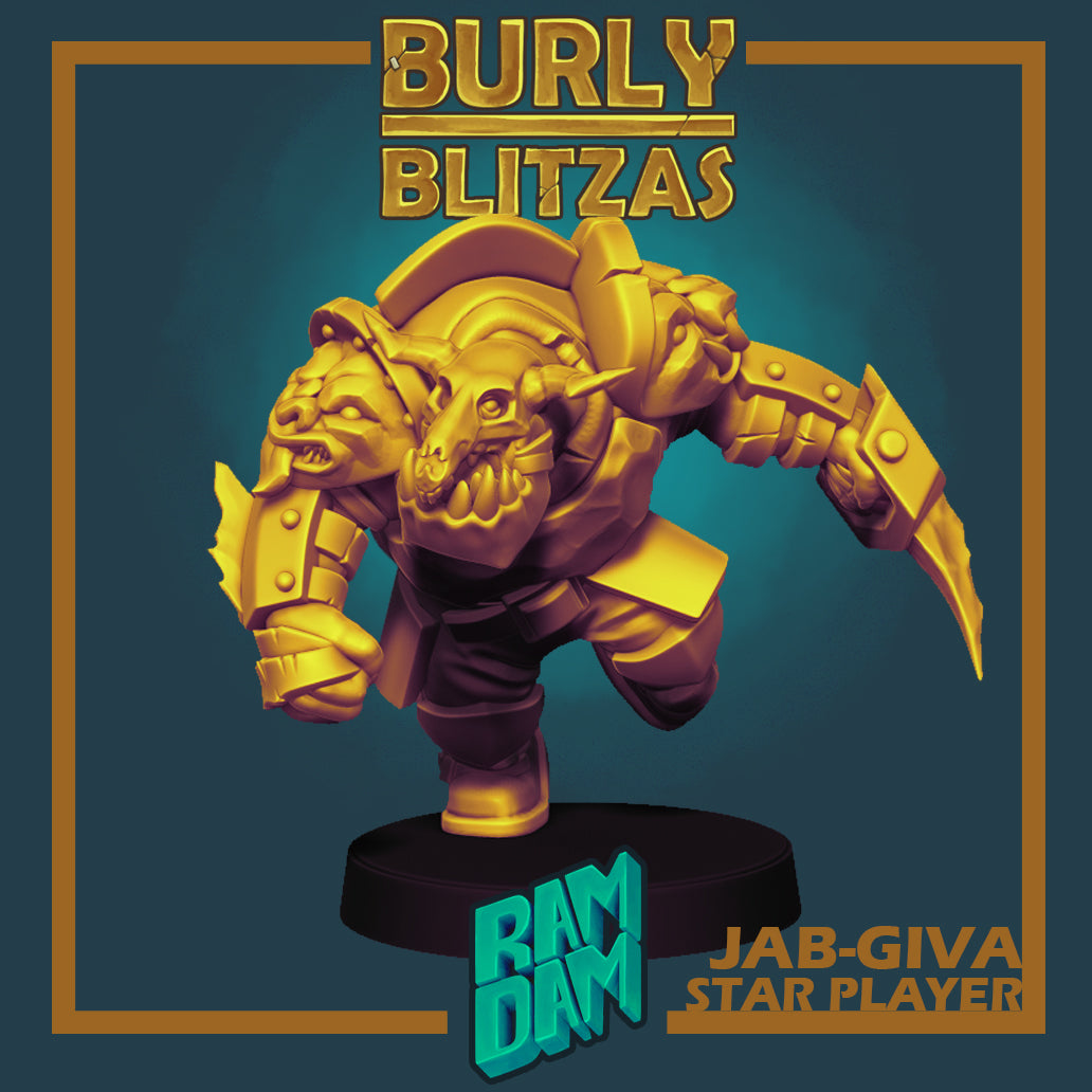 Burly Blitzas - Fantasy Football Team complete with Star Player - By RamDam
